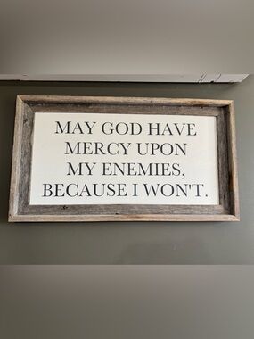 Rustic Inspirational Black and White Wall Art Size 12X24